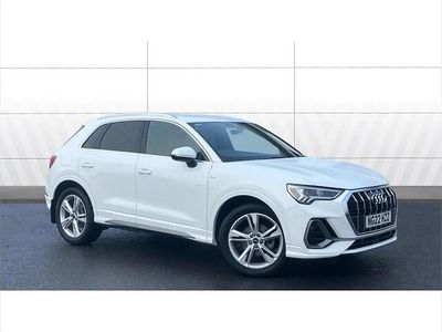 White Used 2022 Audi Q3 S-Line SUV | £26,182 (Good price)