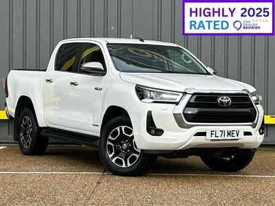 White Used 2021 Toyota HiLux Pickup | £17,995 (Fair price)