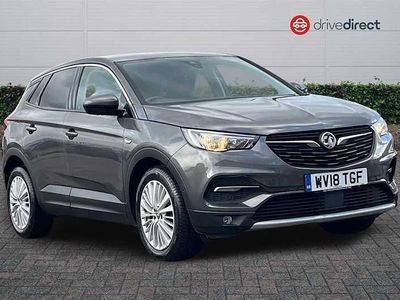 Used Vauxhall Grandland X Sport 2018 Grey SUV