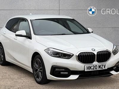 Used BMW 118 Sport Line 150 HP (110 kW) 2020 White Hatchback