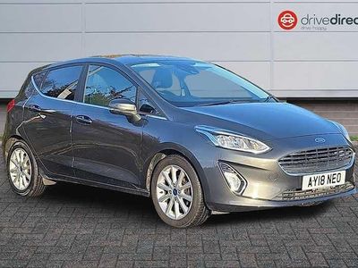 Grey Used 2018 Ford Fiesta Titanium Hatchback | £8,280 (Good price)