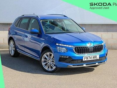 Used Skoda Kamiq SE L 115 HP (84 kW) 2024 Race blue metallic SUV