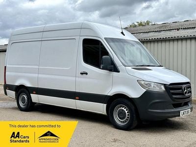 Begagnad Mercedes Sprinter Progressive 2021 Vit Van