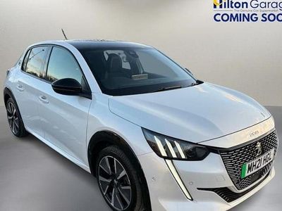 White Used 2021 Peugeot e-208 Premium Hatchback | £11,250 (Fair price)