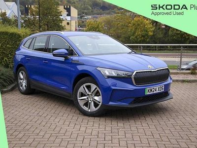 Energy blue Used 2024 Skoda Enyaq iV ecoSuite SUV | £25,390 (Fair price)