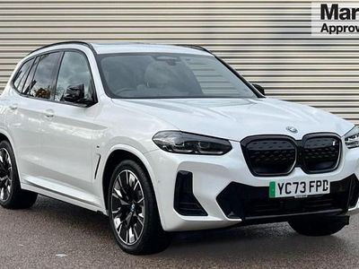 White Used 2023 BMW iX3 M Sport SUV | £36,077 (Fair price)