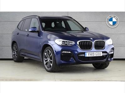 Used BMW X3 M Sport 190 HP (139 kW) 2019 Blue SUV