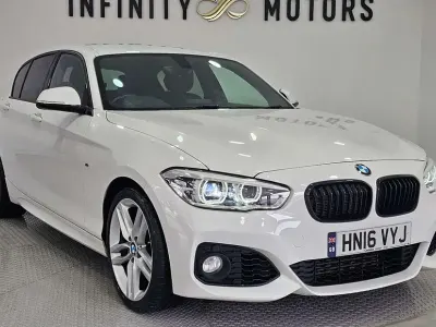 Used BMW 118 M Sport 136 HP (100 kW) 2016 White Hatchback