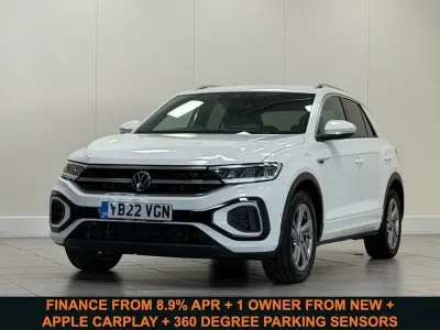 Used VW T-Roc R-line 150 HP (110 kW) 2022 White SUV