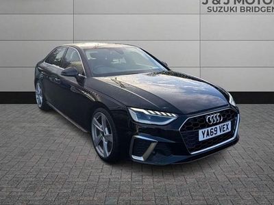 Black Used 2020 Audi A4 S-Line Sedan | £17,999 (Fair price)