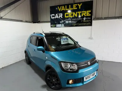 Used Suzuki Ignis SZ-T 90 HP (66 kW) 2017 Blue/black SUV