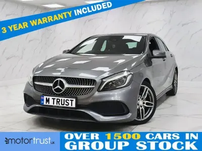 Usado Mercedes A220 AMG Line Premium 177 HP (130 kW) 2016 Cinzento Citadino