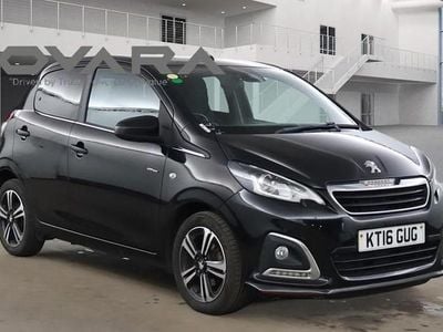 Used Peugeot 108 GT-line 82 HP (60 kW) 2016 Black Hatchback
