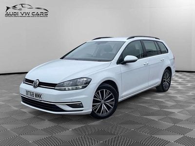 Used VW Golf VII SE 115 HP (84 kW) 2019 White Estate