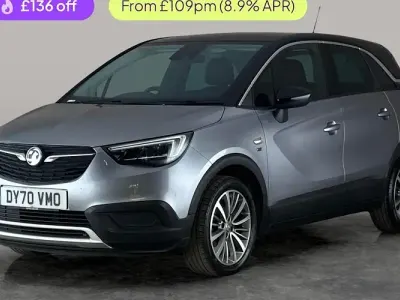 Used Vauxhall Crossland X S 83 HP (61 kW) 2020 Grey SUV