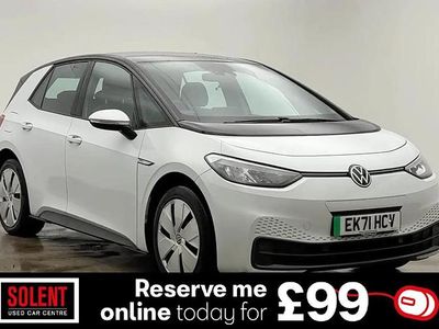 Used VW ID.3 Pro 106 kW (145 HP) 2021 White Hatchback