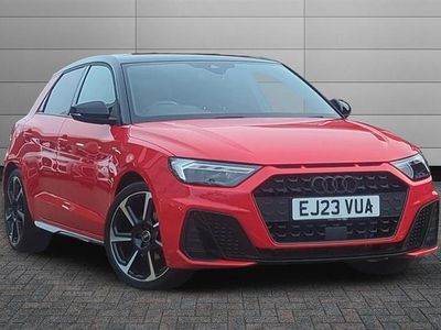 Misano red/ mythos black roof Used 2023 Audi A1 Black Edition | £21,695 (Fair price)