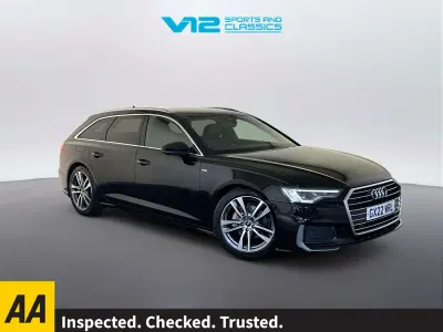 Used Audi A6 S-Line 204 HP (150 kW) 2021 Black Estate