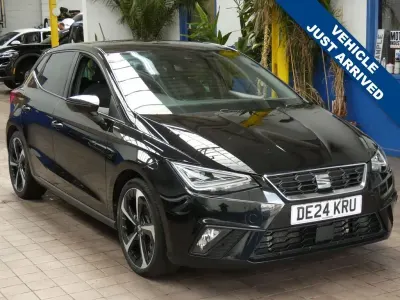 Used Seat Ibiza FR Sport 110 HP (80 kW) 2024 Black Hatchback