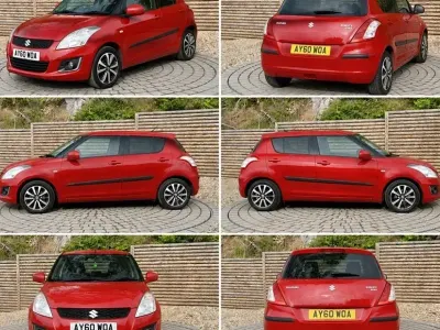 Used Suzuki Swift SZ3 94 HP (69 kW) 2010 Red Hatchback