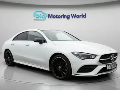 Used Mercedes CLA200 AMG line 163 HP (119 kW) 2022 White Coupe