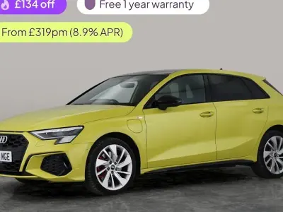 Used Audi A3 Sportback e-tron Competition 245 HP (180 kW) 2024 Yellow Hatchback