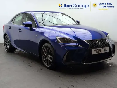 Used Lexus IS300h Sport Line 219 HP (161 kW) 2018 Blue Sedan
