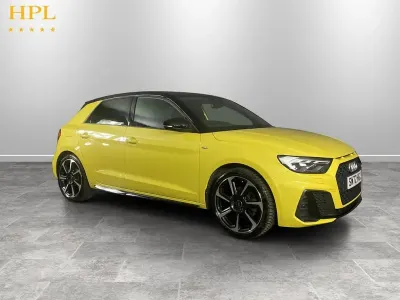 Used Audi A1 Sportback Black Edition 150 HP (110 kW) 2023 Yellow Hatchback