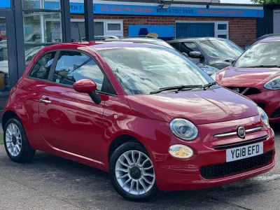 Used Fiat 500 Pop Star 69 HP (50 kW) 2018 Red Hatchback