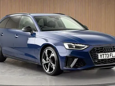 Used Audi A4 Black Edition 204 HP (150 kW) 2023 Ascari blue metallic Estate