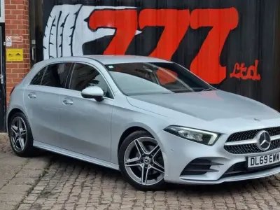 Used Mercedes A200 AMG line 2019 Silver Hatchback
