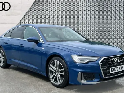 New Audi A6 S-Line 299 HP (219 kW) 2025 Blue Sedan