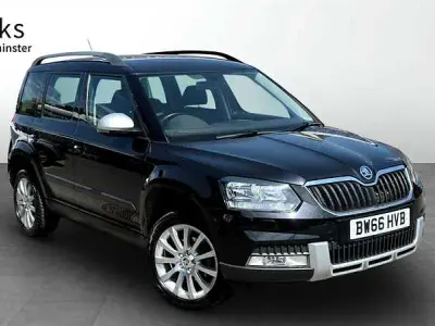 Used Skoda Yeti Business Line 110 HP (80 kW) 2017 Black SUV