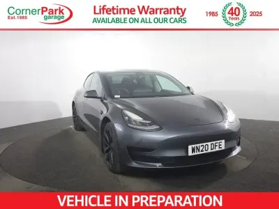 Begagnad Tesla Model 3 Standard Range 239 kW (325 HK) 2020 Grå Sedan