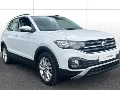 Begagnad VW T-Cross SE 95 HK (69 kW) 2023 Vit SUV