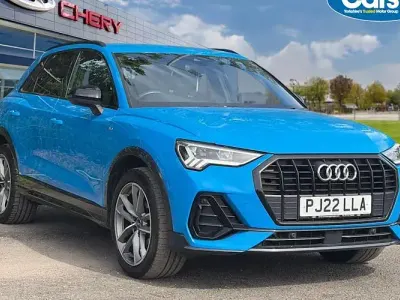 Used Audi Q3 Black Edition 150 HP (110 kW) 2022 Blue SUV