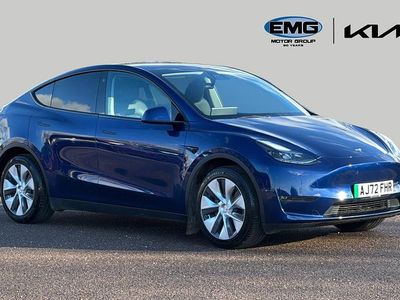 Used Tesla Model Y Long Range AWD 378 kW (514 HP) 2022 Blue SUV