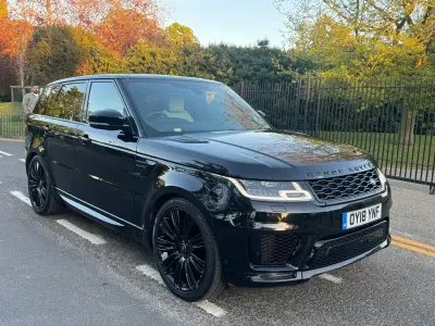 Second-hand Land Rover Range Rover Sport Autobiography Dynamic 339 CP (249 kW) 2018 Negru SUV