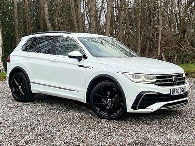 White Used 2021 VW Tiguan R-line SUV | £24,495 (Fair price)