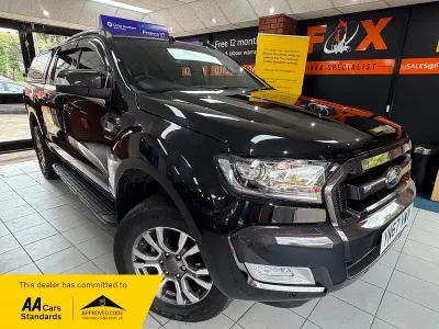 Used Ford Ranger Wildtrack 200 HP (147 kW) 2017 Black Pickup
