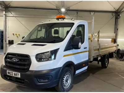 Used Ford Transit 130 HP (95 kW) 2022 White Cabriolet