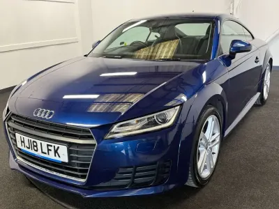 Begagnad Audi TT Sport 184 HK (135 kW) 2018 Blå Sportkupé