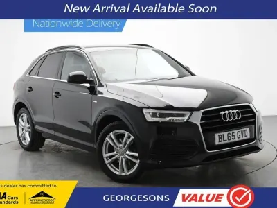 Used Audi Q3 S-Line 150 HP (110 kW) 2016 Black SUV