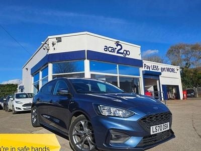 Used Ford Focus ST-Line 120 HP (88 kW) 2020 Blue Hatchback