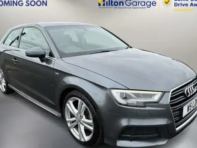 Używany Audi A3 S-Line 150 KM (110 kW) 2017 Szary Hatchback