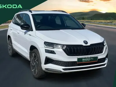 Używany Skoda Karoq SportLine 187 KM (137 kW) 2022 Biały SUV