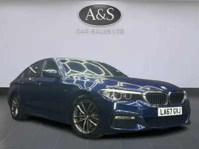 Used BMW 520 M Sport 187 HP (137 kW) 2018 Blue Sedan