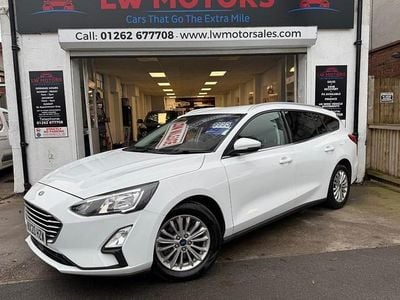 White Used 2020 Ford Focus Titanium Estate | £9,995 (Good price)