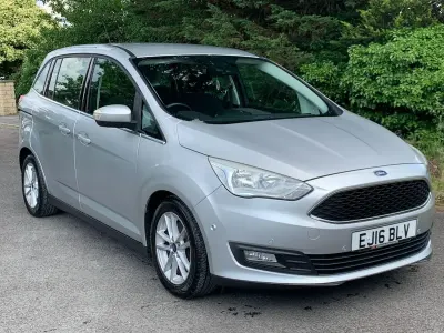 Used Ford Grand C-Max Zetec 125 HP (91 kW) 2016 Silver MPV