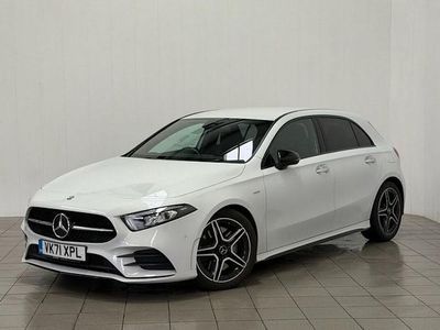 Used Mercedes A250 AMG Line Premium 224 HP (164 kW) 2021 White Hatchback